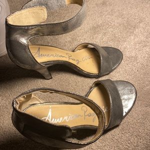 Silver/grey  heels